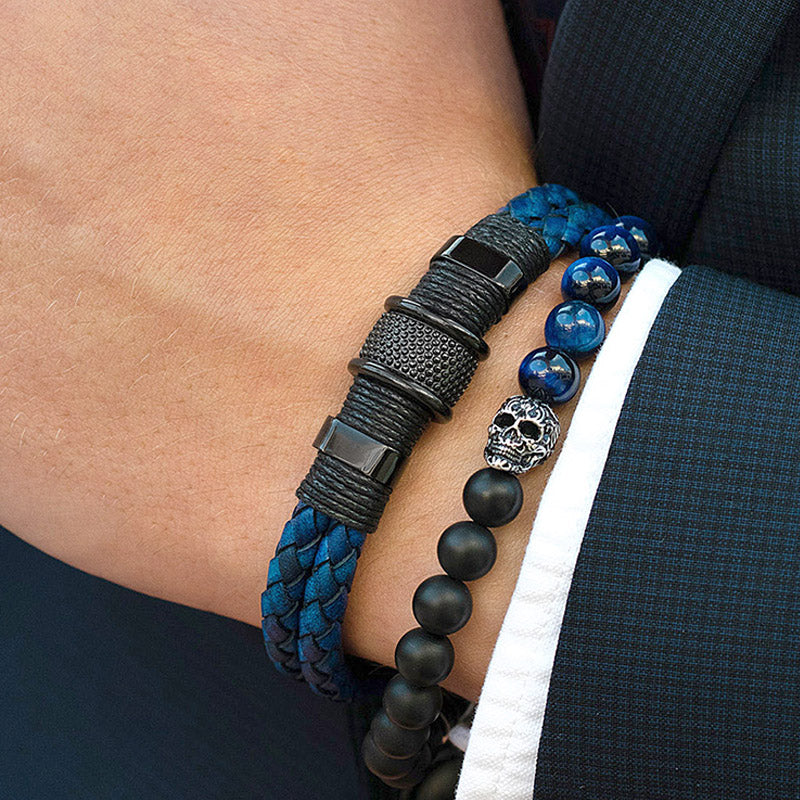 Crucible Men's Leather Bracelets