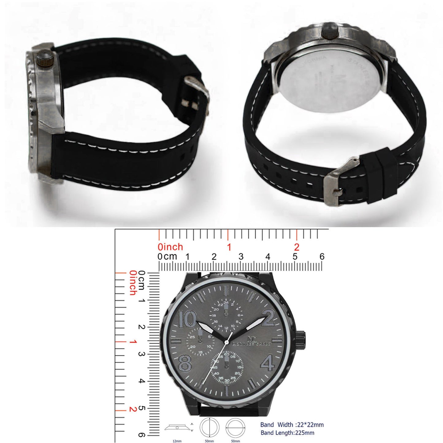Traveler 50mm Men's Watch