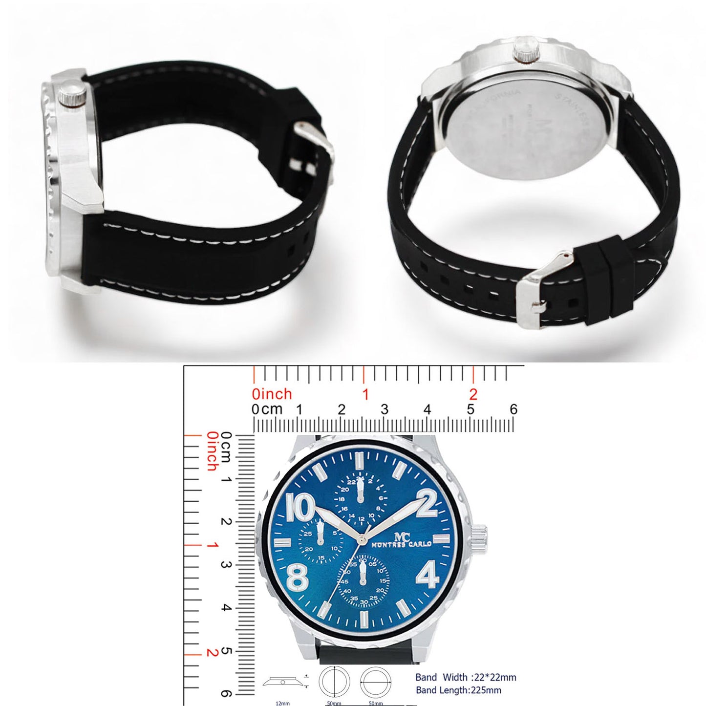 Traveler 50mm Men's Watch