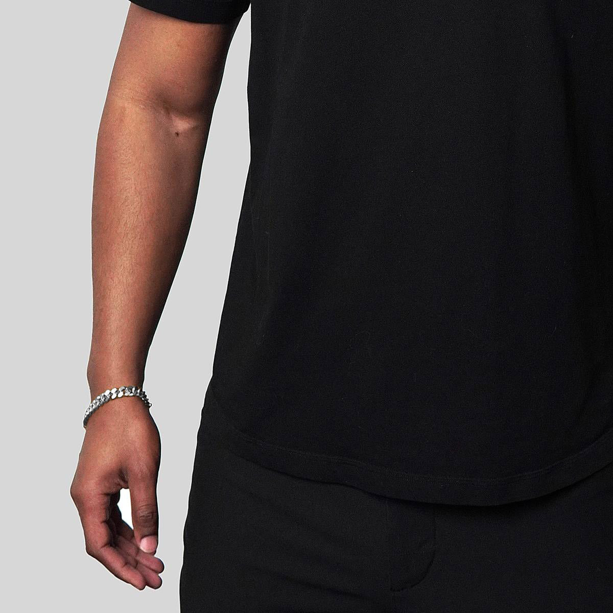 Men's Knife Edge Curb Chain Stainless Steel Bracelet