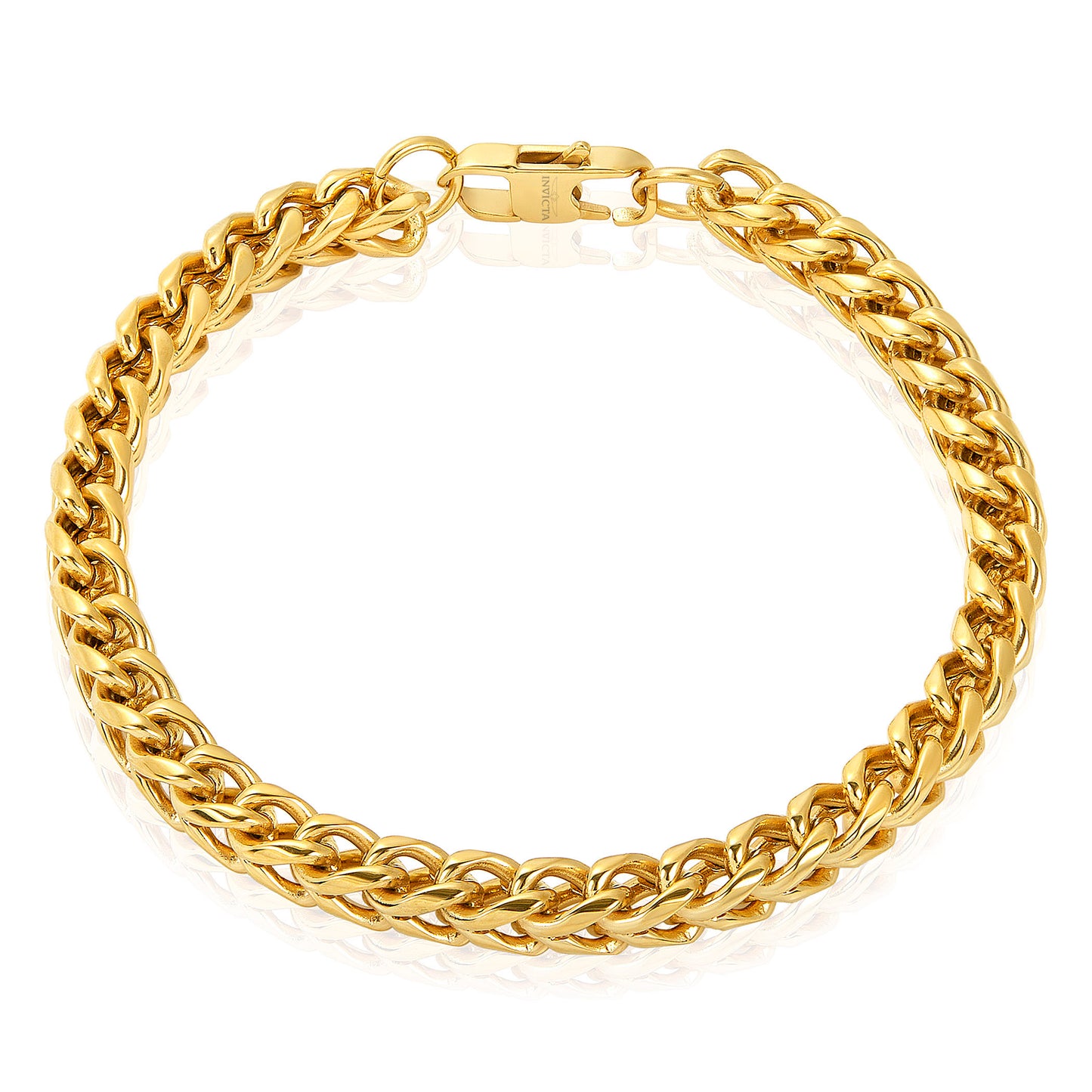 Men's Franco Chain Gold Steel Bracelet