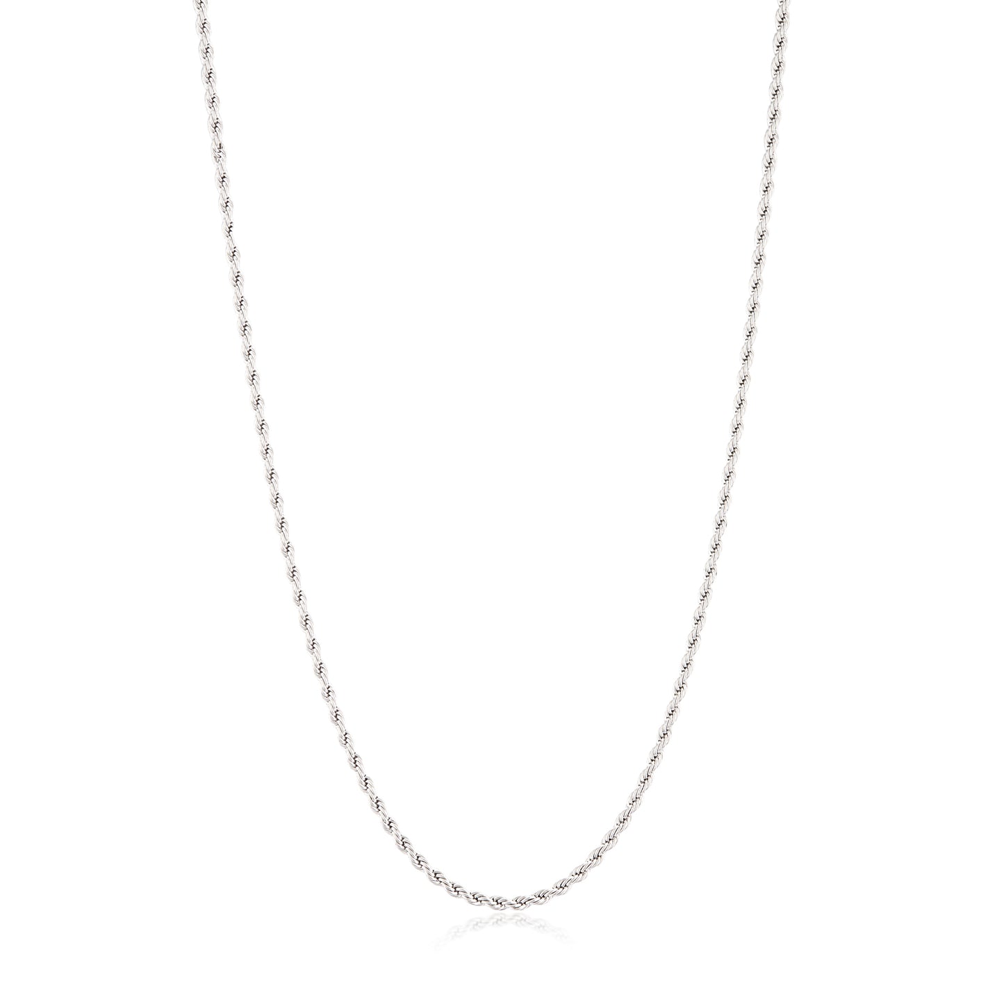 Women's Stainless Steel Rope Chain (3mm) - 20"