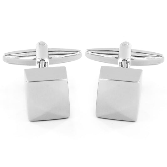Men's High Polished Cube Cufflinks