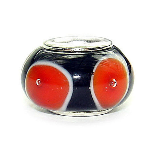 Coastal Collection Silver Glass Beads (3 Pack) - Orange Julius