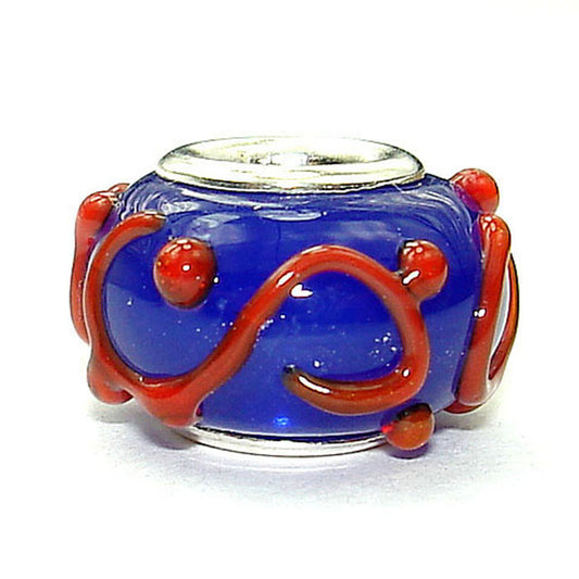 Coastal Collection Silver Glass Beads (3 Pack) - Swirly von Swirlson