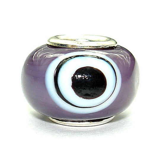 Pacific Beads Silver Plated Glass Beads (3 Pack) - Apple of my Eye