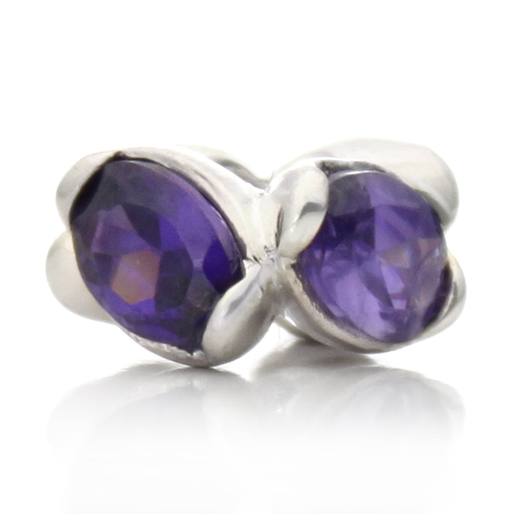 Pacific Beads Silver Plated Crystal Bead - "Bling" Crystal