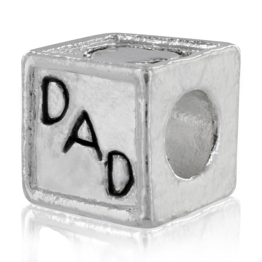 Love Mom and Dad Block Bead