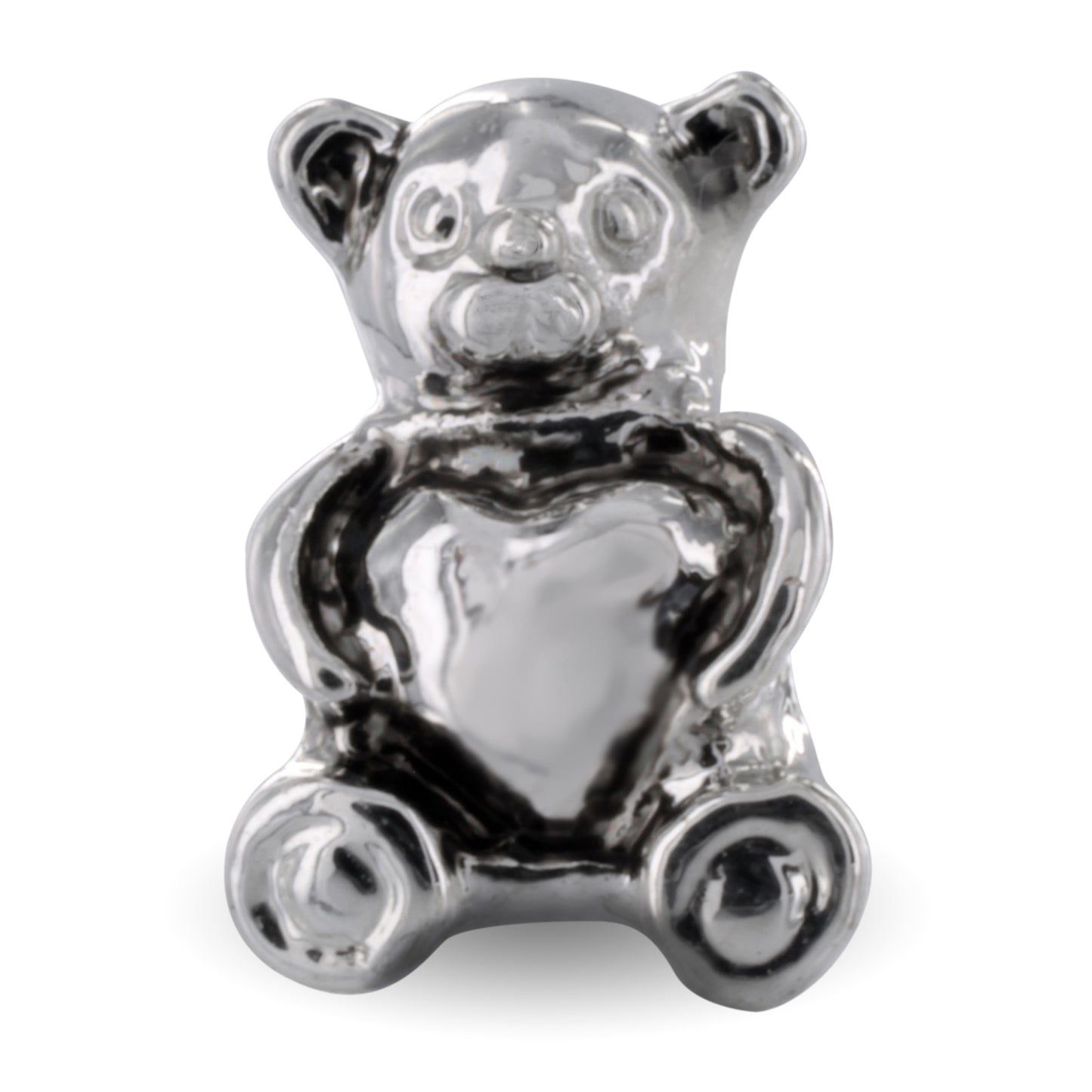 Bear Bead with Heart Center Bead