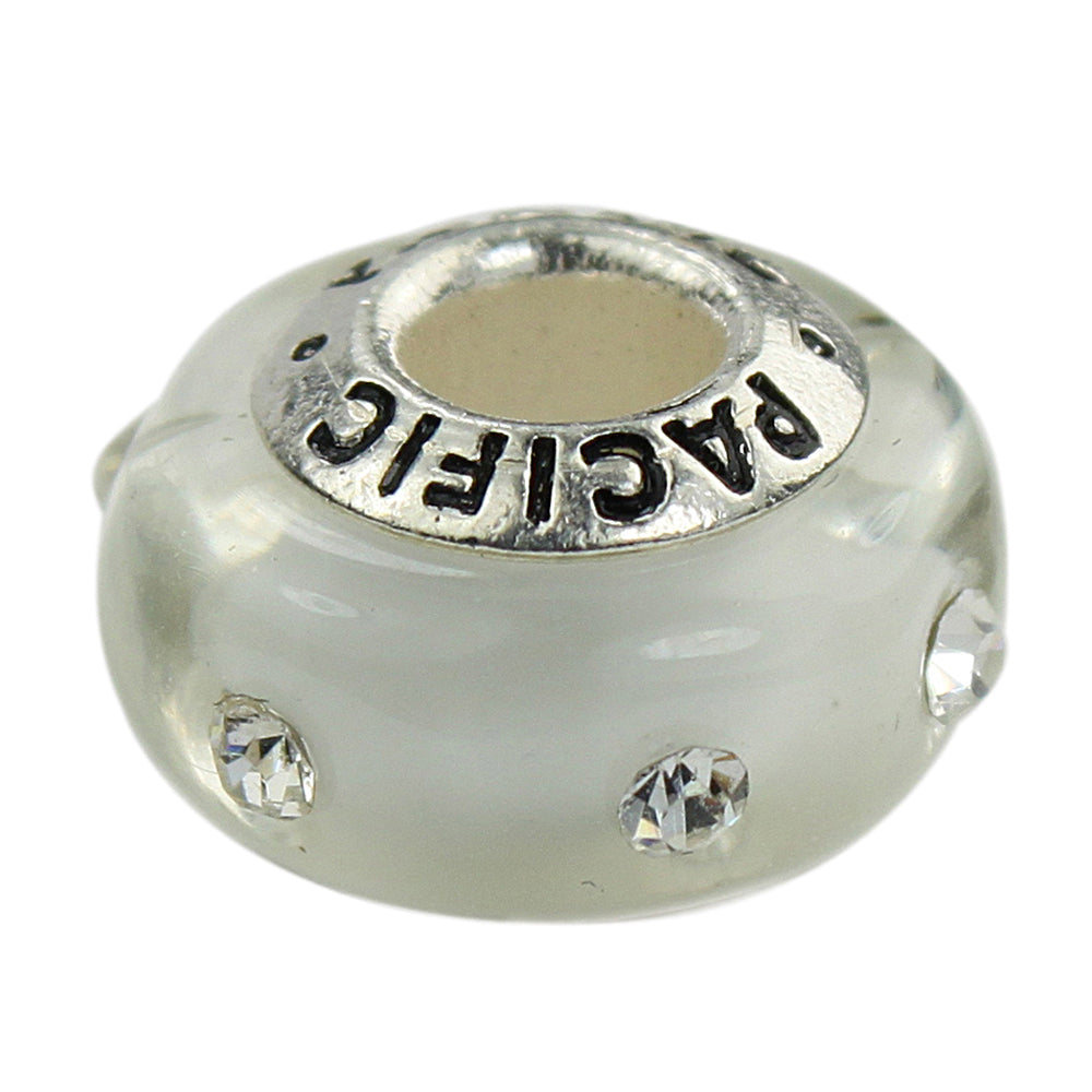 925 Sterling Silver Murano Glass Bead - Tie the Knot