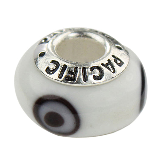 925 Sterling Silver Murano Glass Bead - Keep an Eye on Me