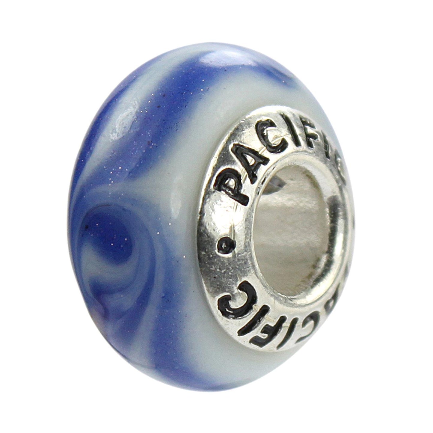925 Sterling Silver Murano Glass Bead - Paella