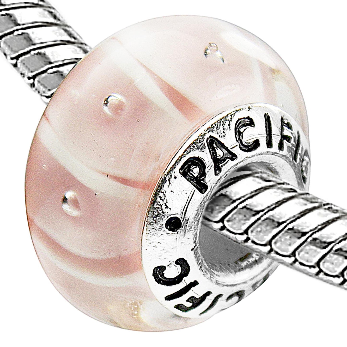 925 Sterling Silver Murano Glass Bead - Flirty