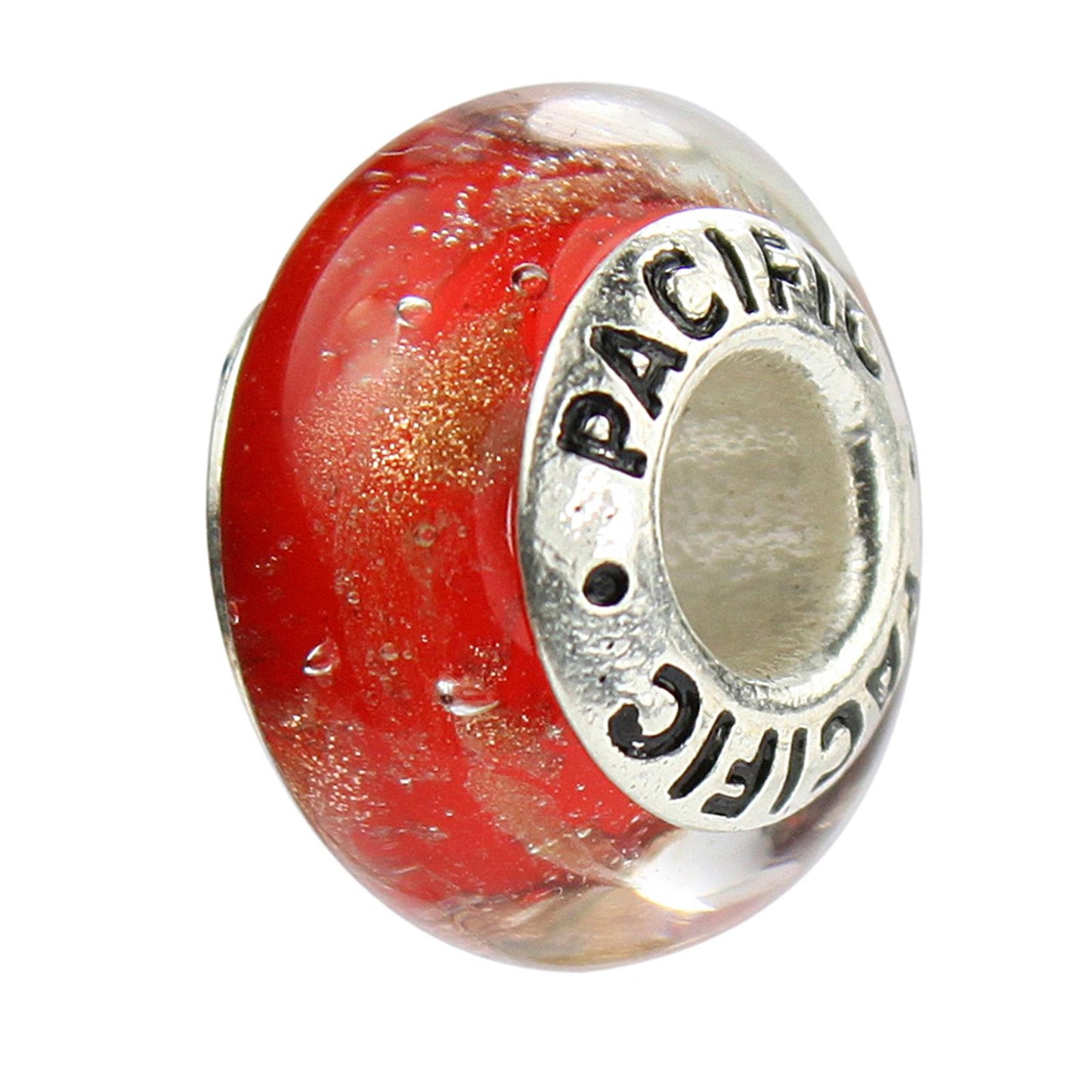 925 Sterling Silver Murano Glass Bead - One of a Kind