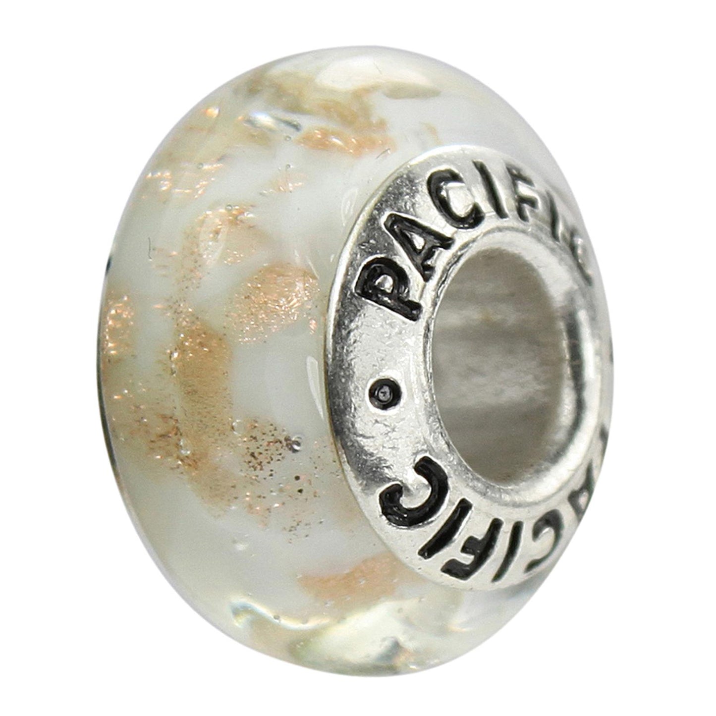 925 Sterling Silver Murano Glass Bead - Brown Sugar