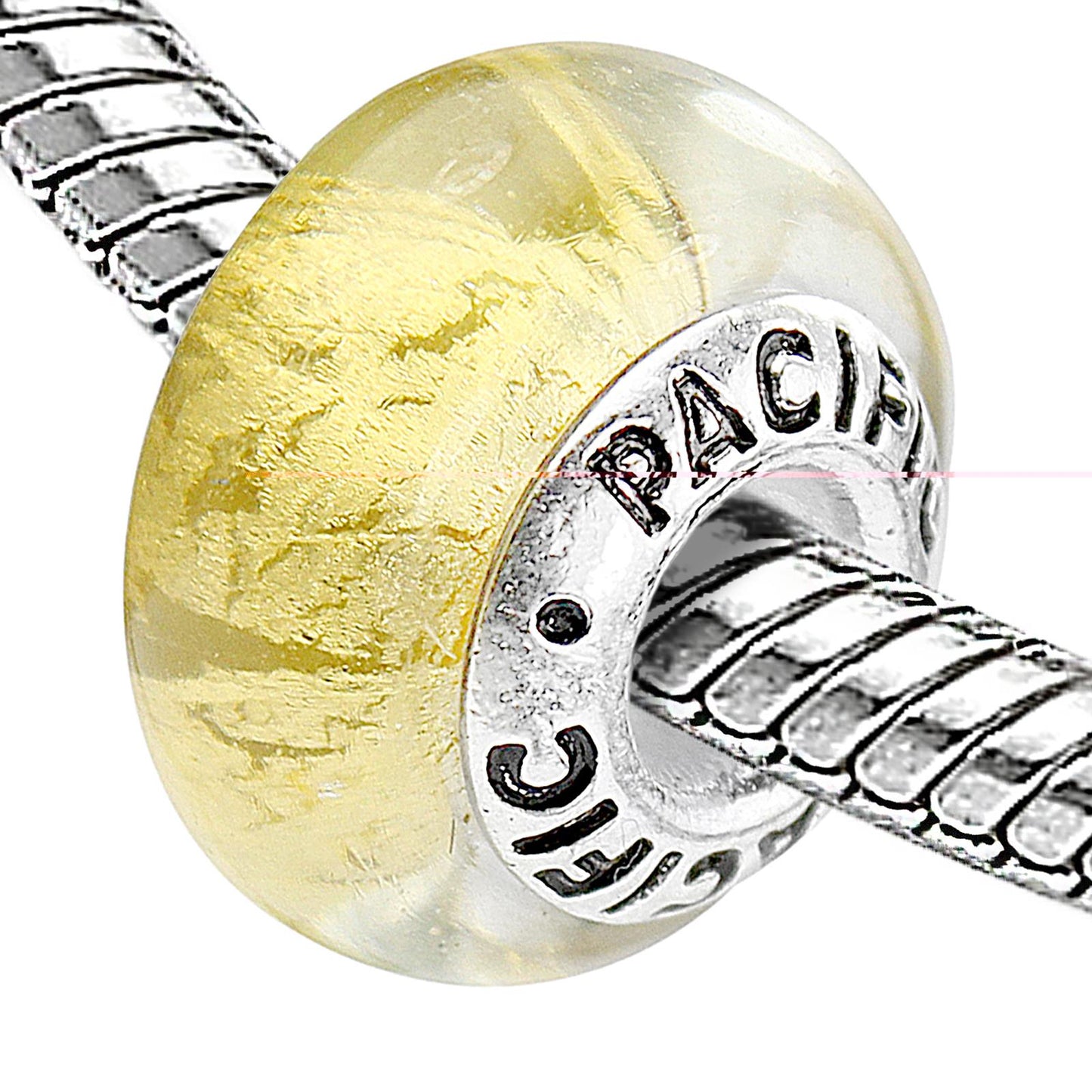925 Sterling Silver Murano Glass Bead - Summer's Day