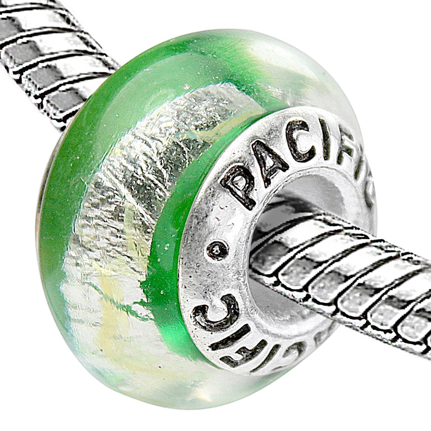 925 Sterling Silver Murano Glass Bead - Buena Vista