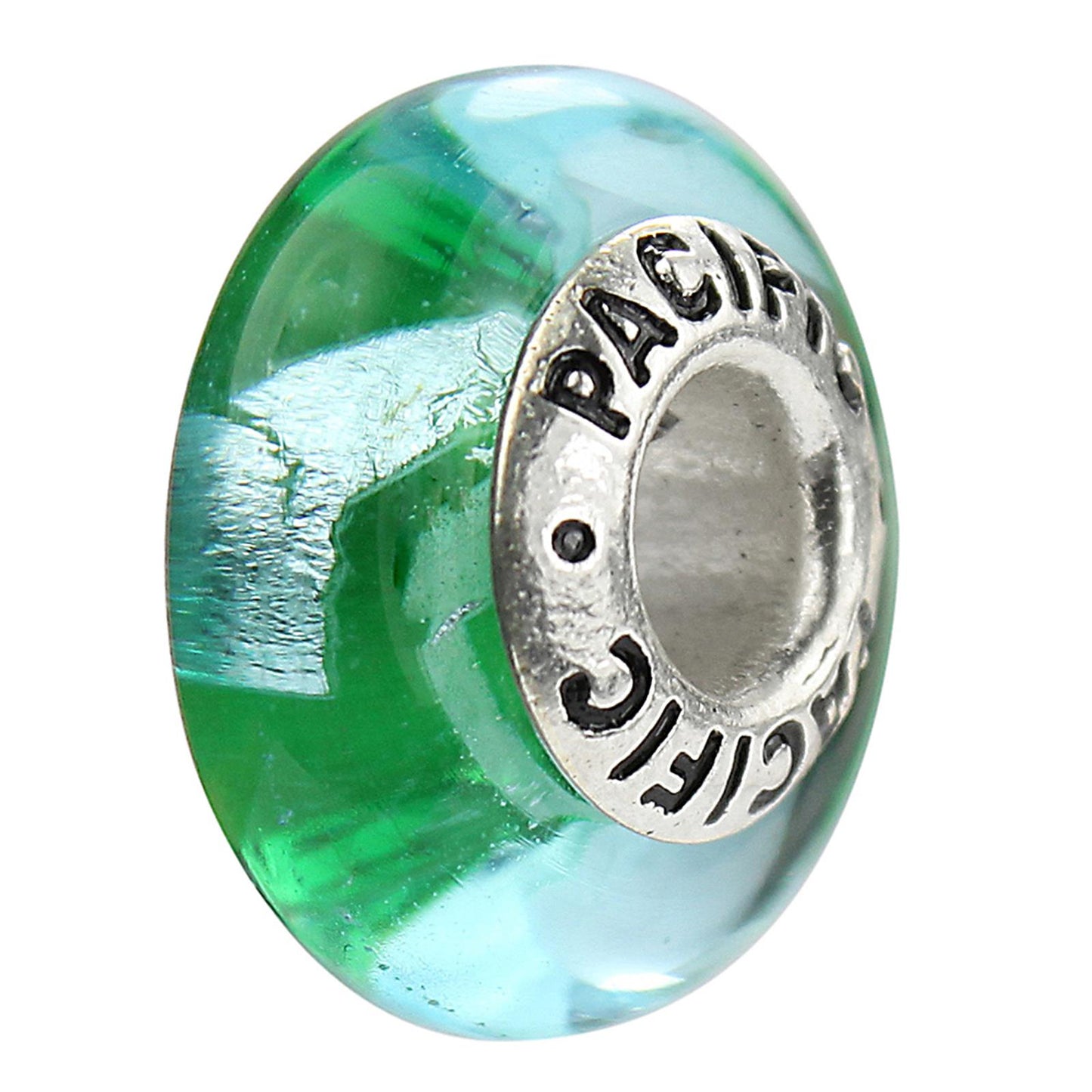 925 Sterling Silver Murano Glass Bead - Kermit the Frog