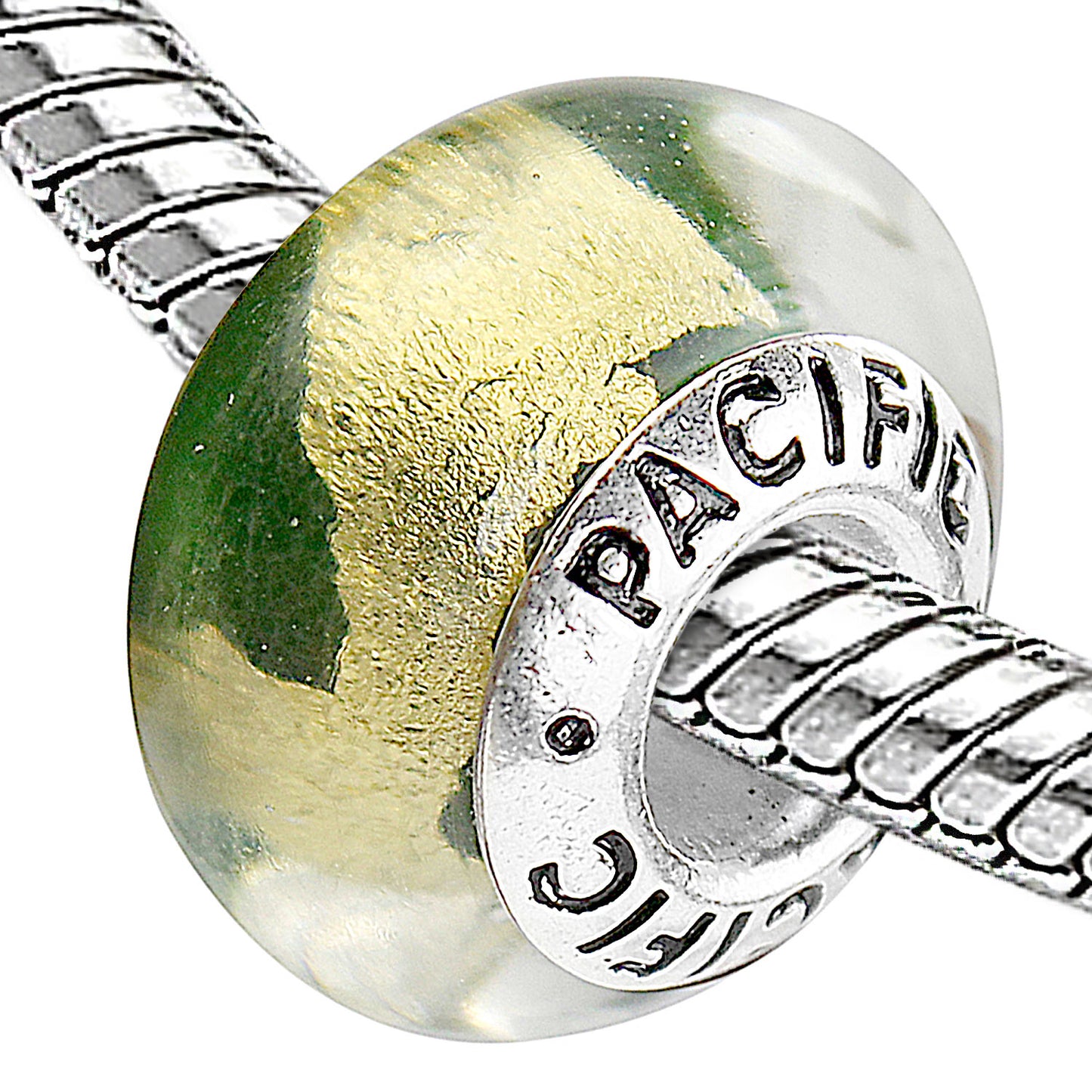 925 Sterling Silver Murano Glass Bead - Girl from Ipanema