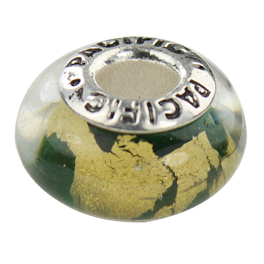 925 Sterling Silver Murano Glass Bead - Girl from Ipanema