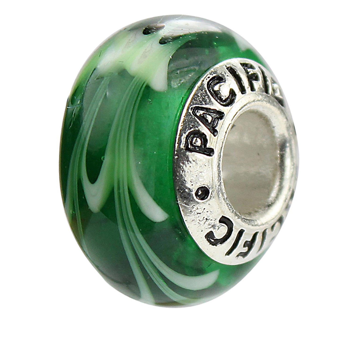 925 Sterling Silver Murano Glass Bead - Gecko