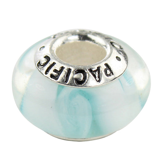 925 Sterling Silver Murano Glass Bead - Cabana in the Sun