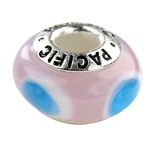 925 Sterling Silver Murano Glass Bead - Blowfish