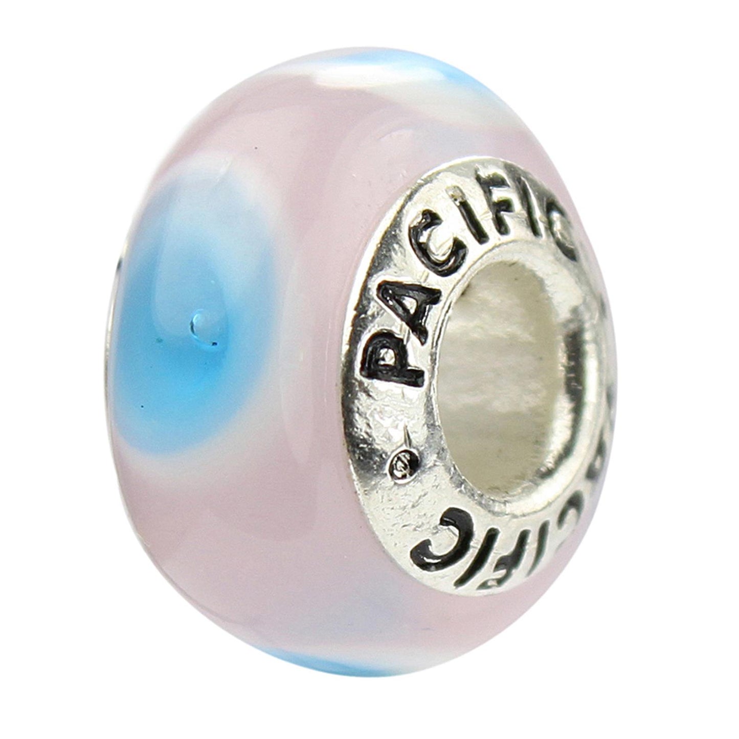 925 Sterling Silver Murano Glass Bead - Blowfish