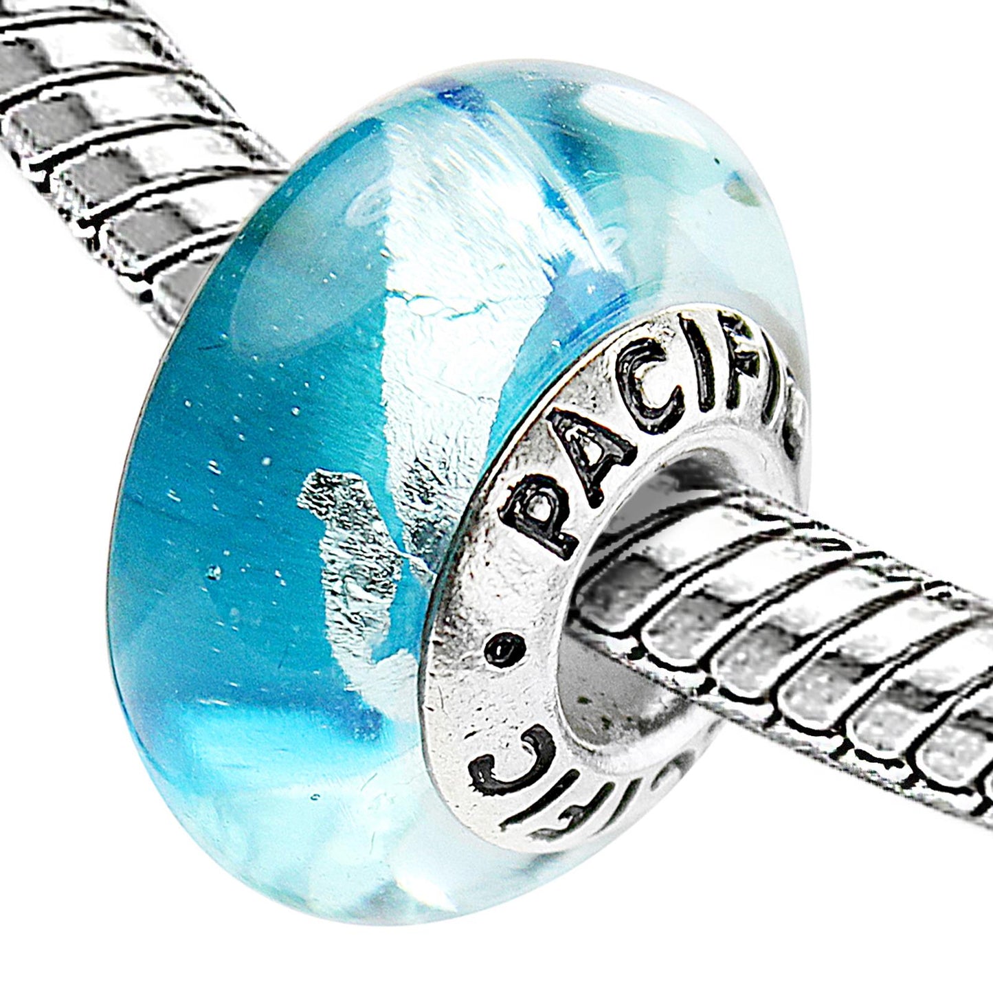 925 Sterling Silver Murano Glass Bead - Rockin' the Boat