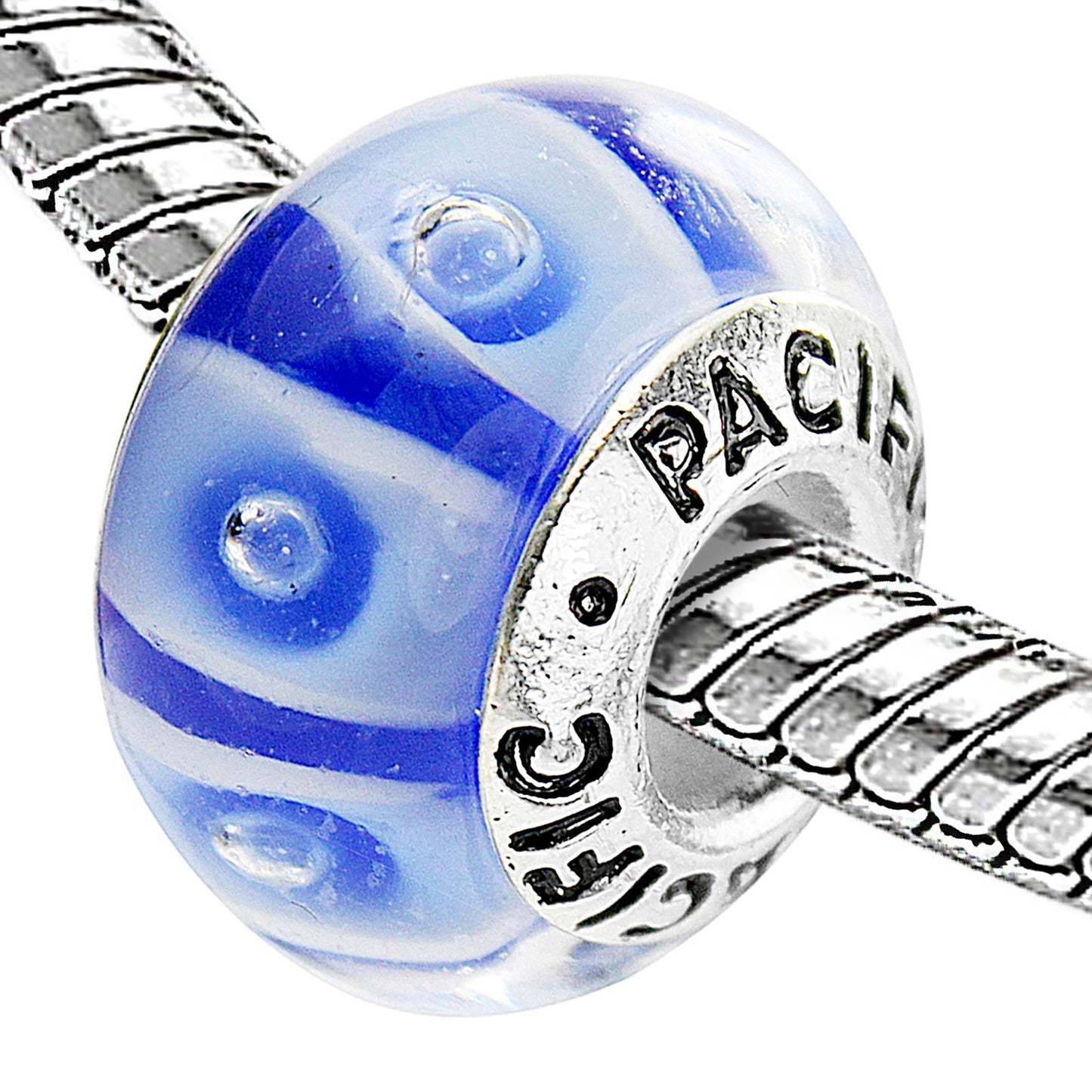 925 Sterling Silver Murano Glass Bead - C'est la Vie