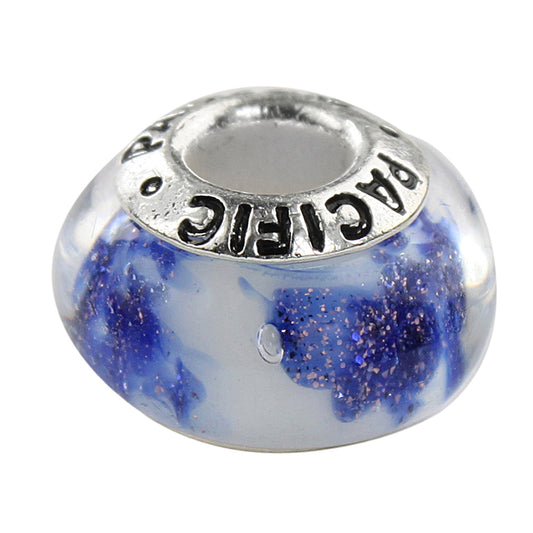 925 Sterling Silver Murano Glass Bead - Eclectic Mess