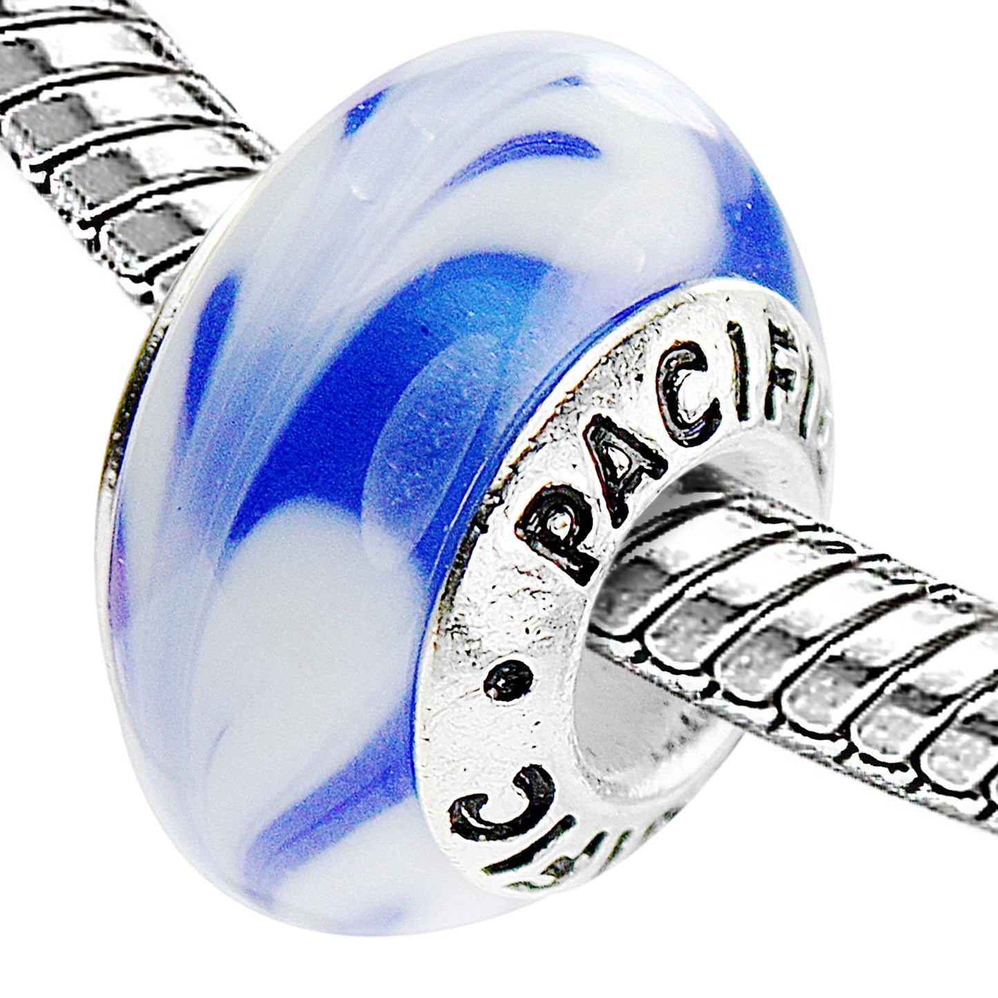 925 Sterling Silver Murano Glass Bead - Chillin' Out