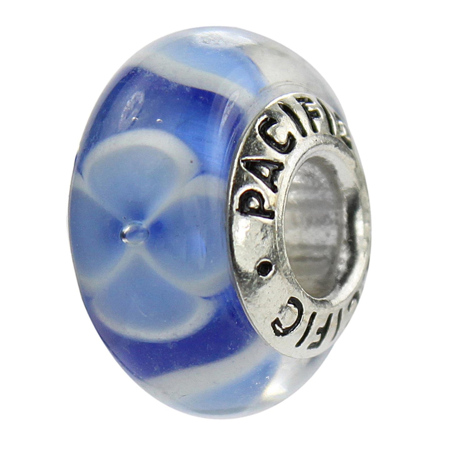 925 Sterling Silver Murano Glass Bead - Lapis of Luxury