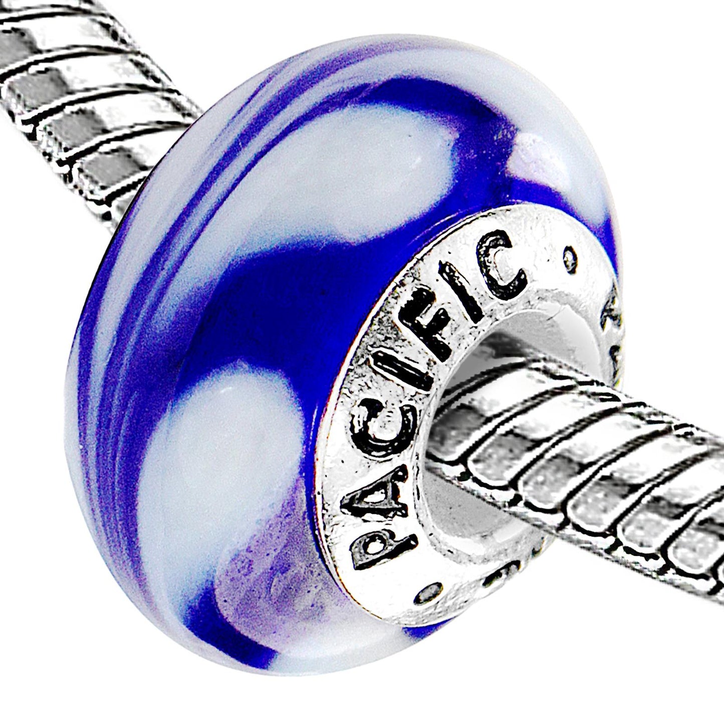 925 Sterling Silver Murano Glass Bead - Hawaiian Bliss