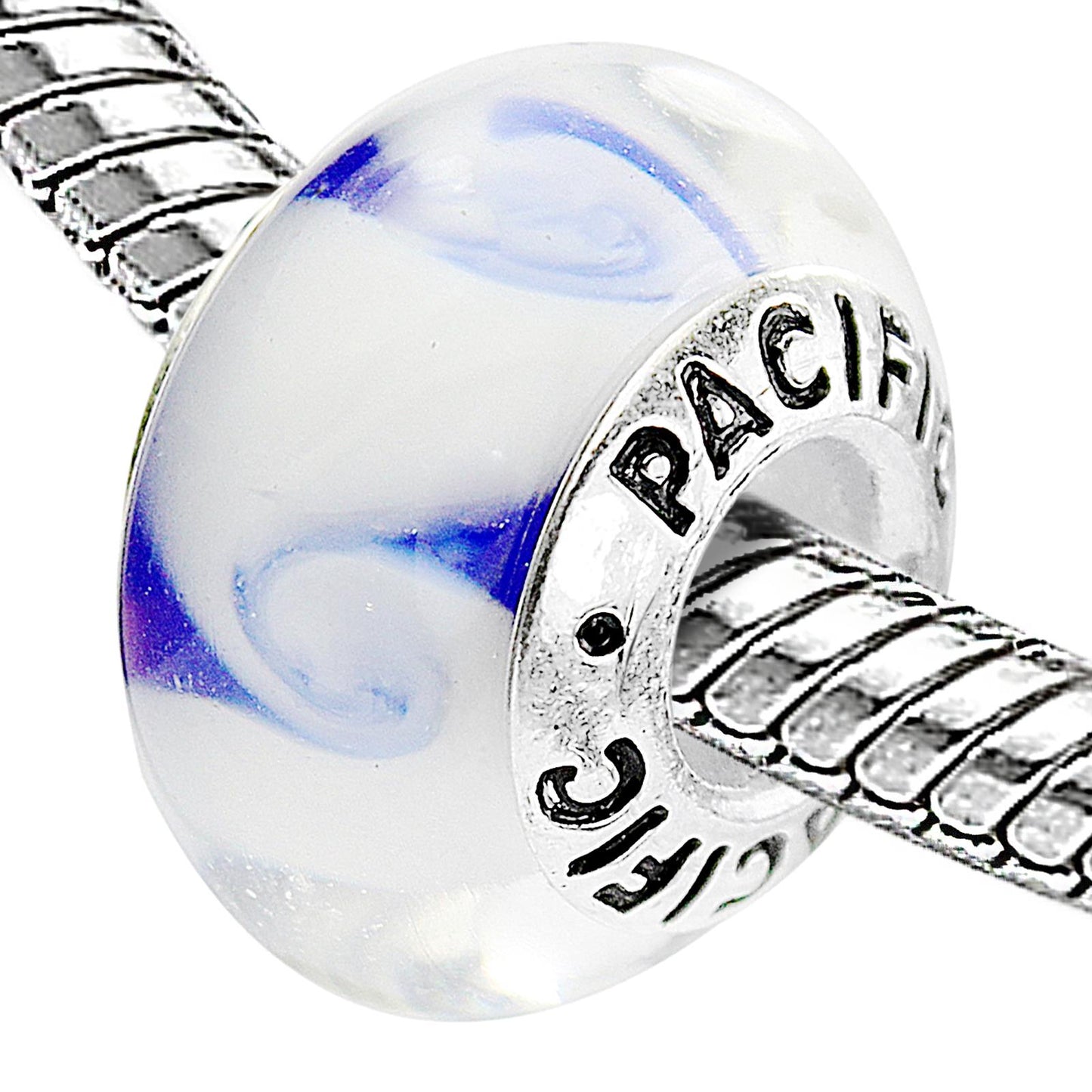 925 Sterling Silver Murano Glass Bead - Over the Moon