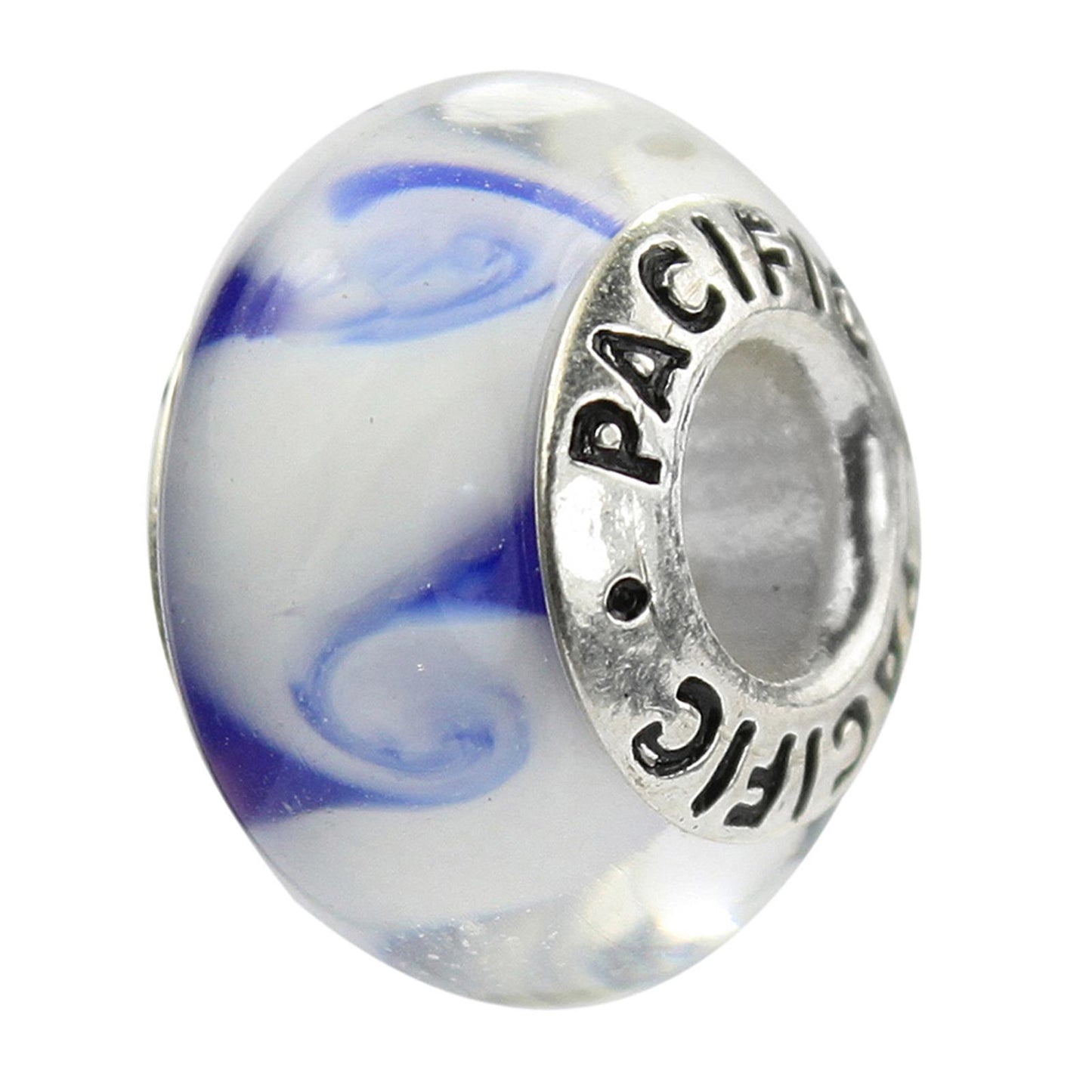 925 Sterling Silver Murano Glass Bead - Over the Moon
