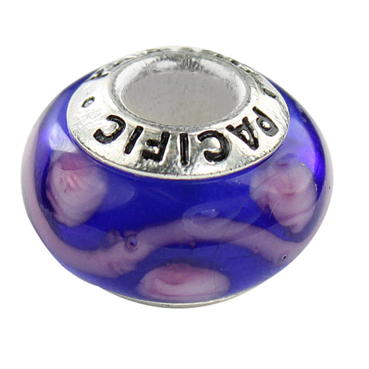 925 Sterling Silver Murano Glass Bead - Martini Fred