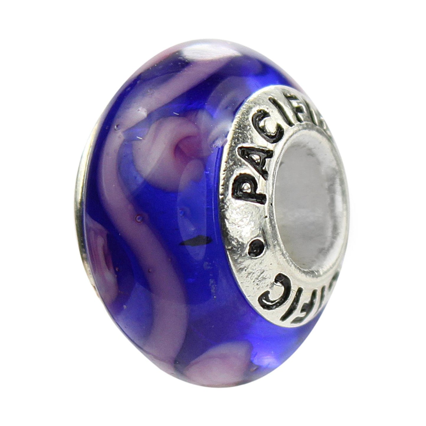 925 Sterling Silver Murano Glass Bead - Martini Fred