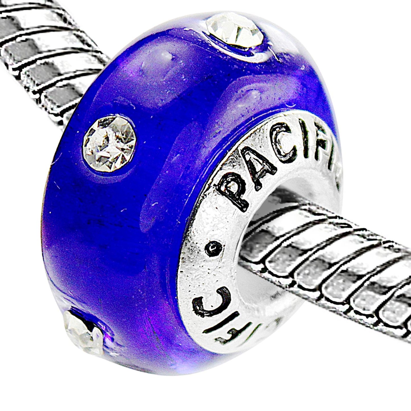 925 Sterling Silver Murano Glass Bead - Spanish Princess