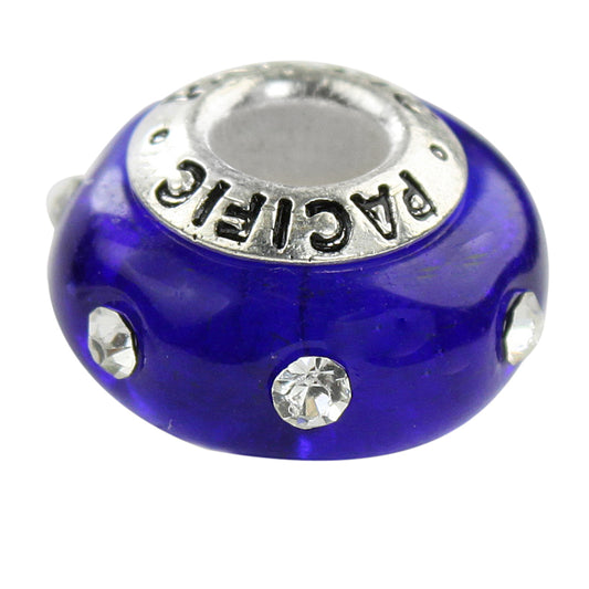 925 Sterling Silver Murano Glass Bead - Spanish Princess