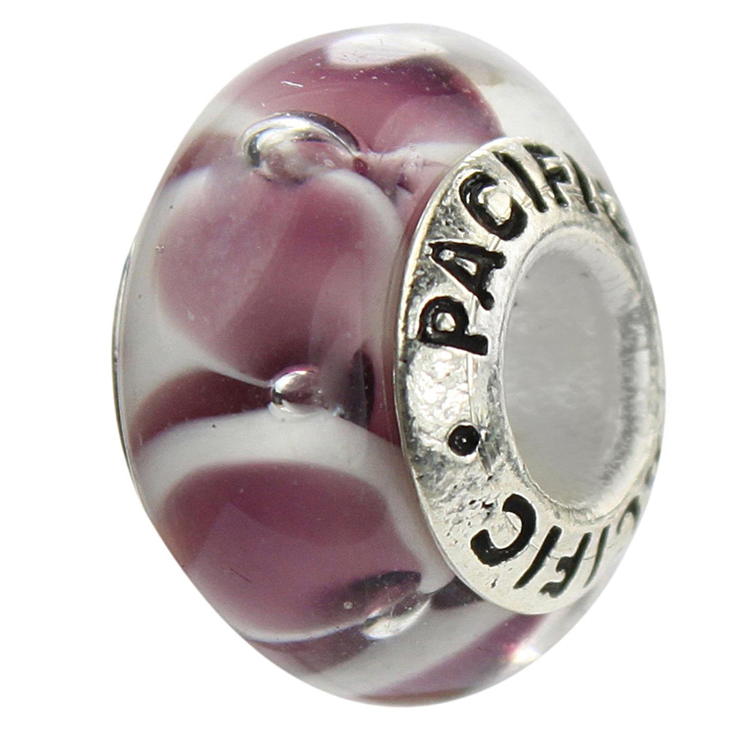 925 Sterling Silver Murano Glass Bead - Do You Lilac It?