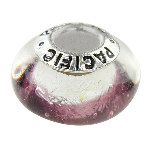 925 Sterling Silver Murano Glass Bead - Gemini