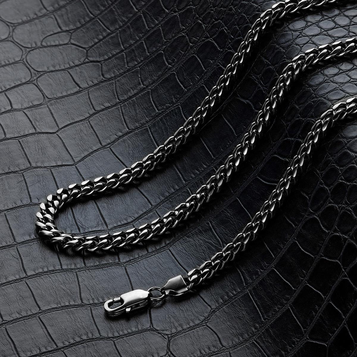 Crucible Jewelry 7mm Stainless Steel Rounded Curb Chain 26 Inches