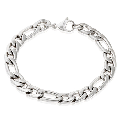 Men's Figaro Chain Stainless Steel Bracelet