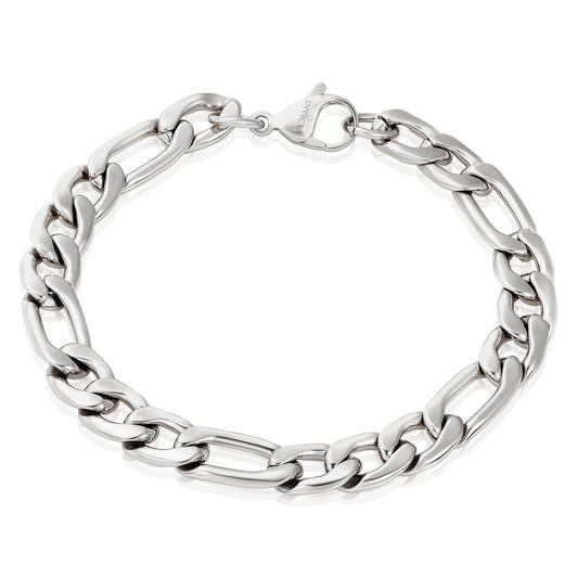 Men's Figaro Chain Stainless Steel Bracelet
