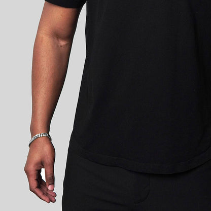 Men's Knife Edge Curb Chain Stainless Steel Bracelet