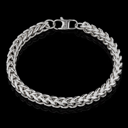 Men's Franco Chain Stainless Steel Bracelet