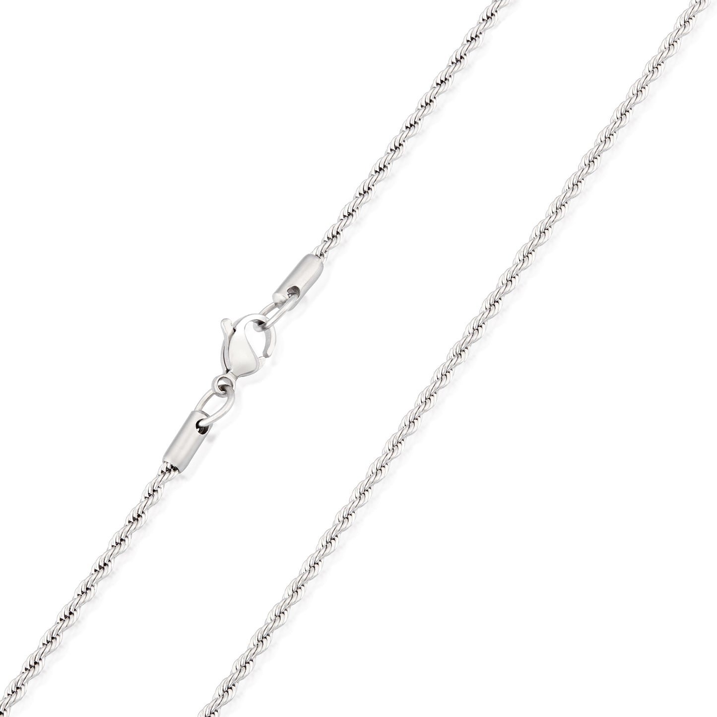 Women's Stainless Steel Rope Chain (3mm) - 20"