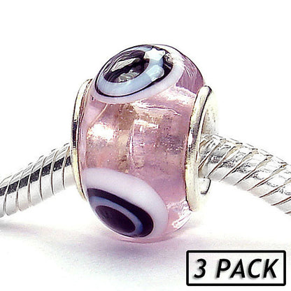 Pacific Beads Silver Plated Glass Beads (3 Pack) - Alter Ego