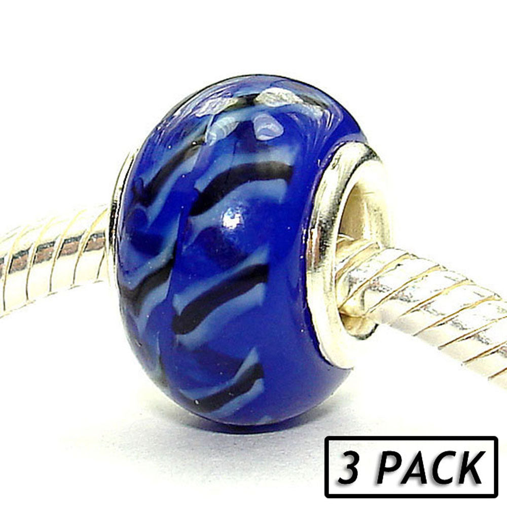 Coastal Collection Silver Glass Beads (3 Pack) - Dance All Night